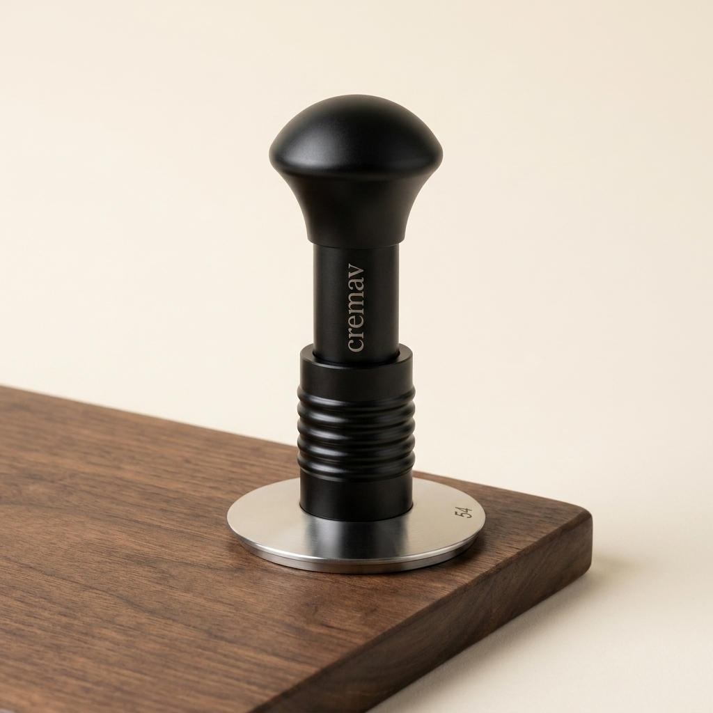 cremavo calibrated spring tamper, engraved handle