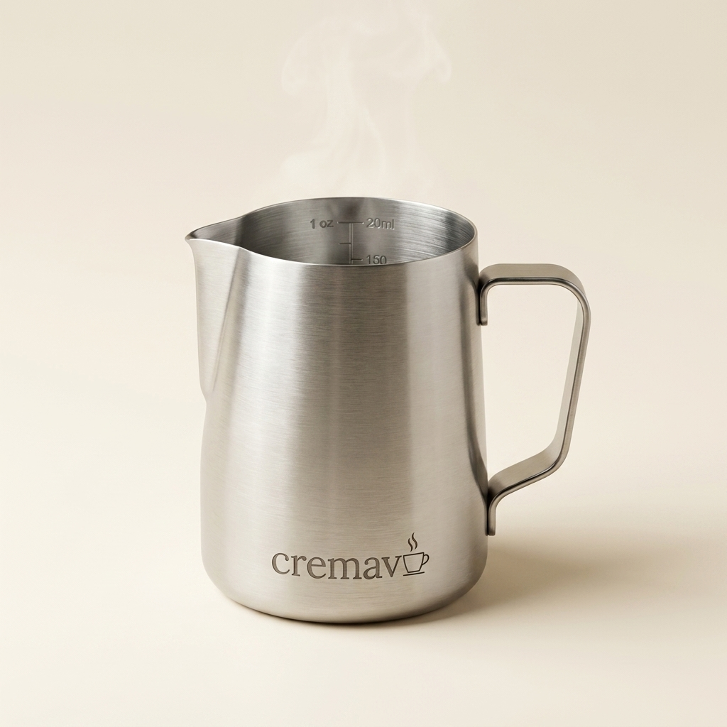cremavo milk frothing pitcher 500ml, engraved