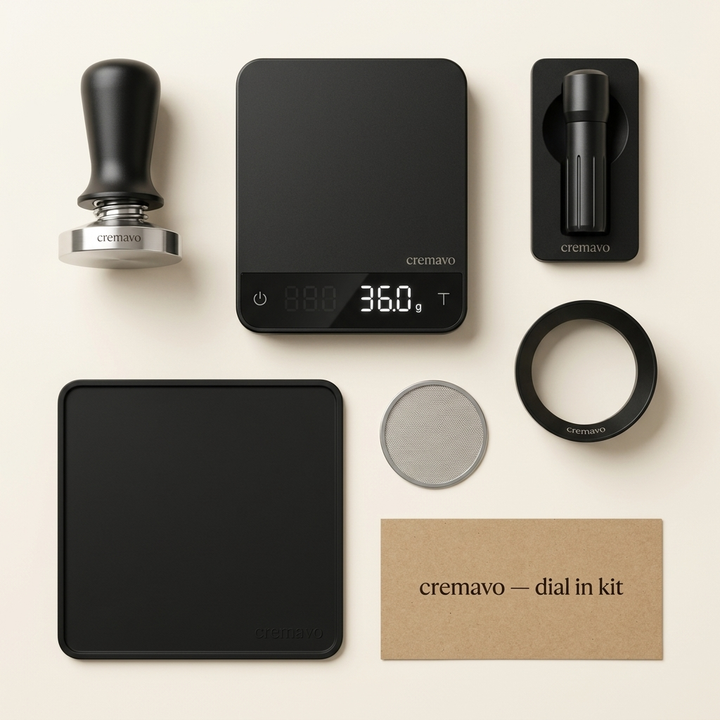 Dial In Kit — Calibrated Tamper, Precision Scale & Full Puck Prep